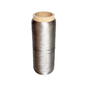 Hilo de coser conductor de fibra de acero inoxidable 316L