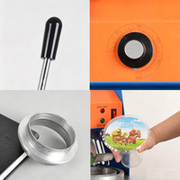 Machine de scellage de gobelets électrique semi-automatique, scelleuse manuelle de gobelets à couvercles en plastique, scelleuse de gobelets pour thé au lait, thermoscellée