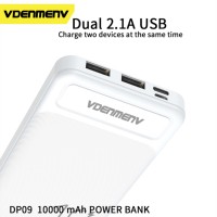 Batterie externe portable 10000 mAh à double sortie USB, prix de gros abordable, modèle 2026, pour téléphones mobiles
