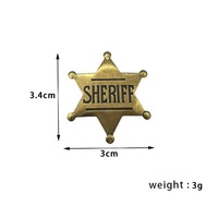 Broche en métal personnalisée pour enfants, en forme de bouclier, pour jeux de rôle