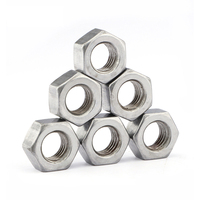 Carbon Steel Grade 4.8 Hex Nuts Heavy Duty DIN 934 ISO 4032 GB 6170 Hexagonal Hexagon Nuts Female Thread Metric Fastener Plain