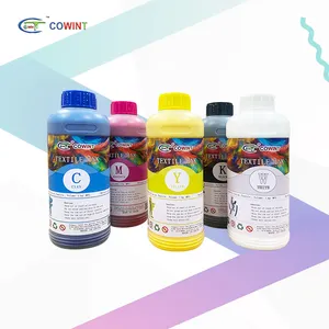 Cowint CMYKW Five Color Kompatible wasser basierte Direkt-Film-Transfer-Druckfarbe für Transfer drucker