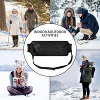 Sac de ceinture chauffe-mains portable et réglable pour le sport, pochette chauffante pour le football, le baseball, le tennis et les activités sportives de plein air