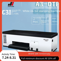 Mesin cetak Offset A3 baru kaus DTF C31 Printer ransel dengan Transfer termal peralatan cap panas tinta putih