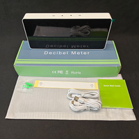Sonometre intelligent WiFi 5-en-1 avec fonction d'alarme et visualisation à distance via l'application Tuya pour une utilisation en intérieur, à la maison ou au bureau