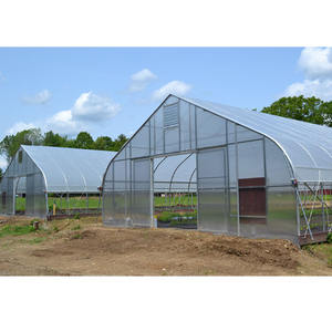 Recién llegado, casa verde prefabricada, juego completo, cultivo de setas, invernaderos agrícolas de un solo tramo - Product Image 1