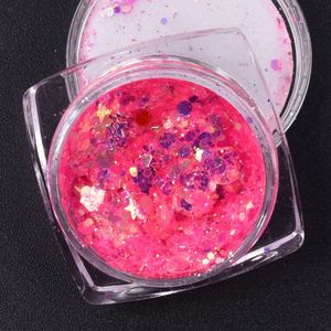 Móng Tay Long Lanh Bột Cô Gái Khuôn Mặt Vẻ Đẹp Make up Eyeshadow Pallette Bột Nhãn Hiệu Riêng Long Lanh Bóng Mắt Bảng Màu Mỹ Phẩm - Product Image 2