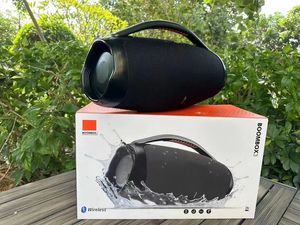 Altavoz Inalámbrico Super <span class=keywords><strong>Boombox</strong></span> <span class=keywords><strong>3</strong></span> de 100 W, Altavoz Portátil Impermeable, Columna Deportiva, Reproductor de Música para Exteriores, Caja de Regalo, Altavoz FM Boombox3 para Fiestas - Product Image 4