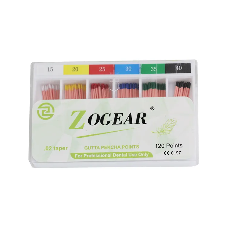 Zogear Dental Wegwerp Verbruiksartikelen 02 04 06 Taper Dental Guttapercha Punt/Absorberend Papier Punt