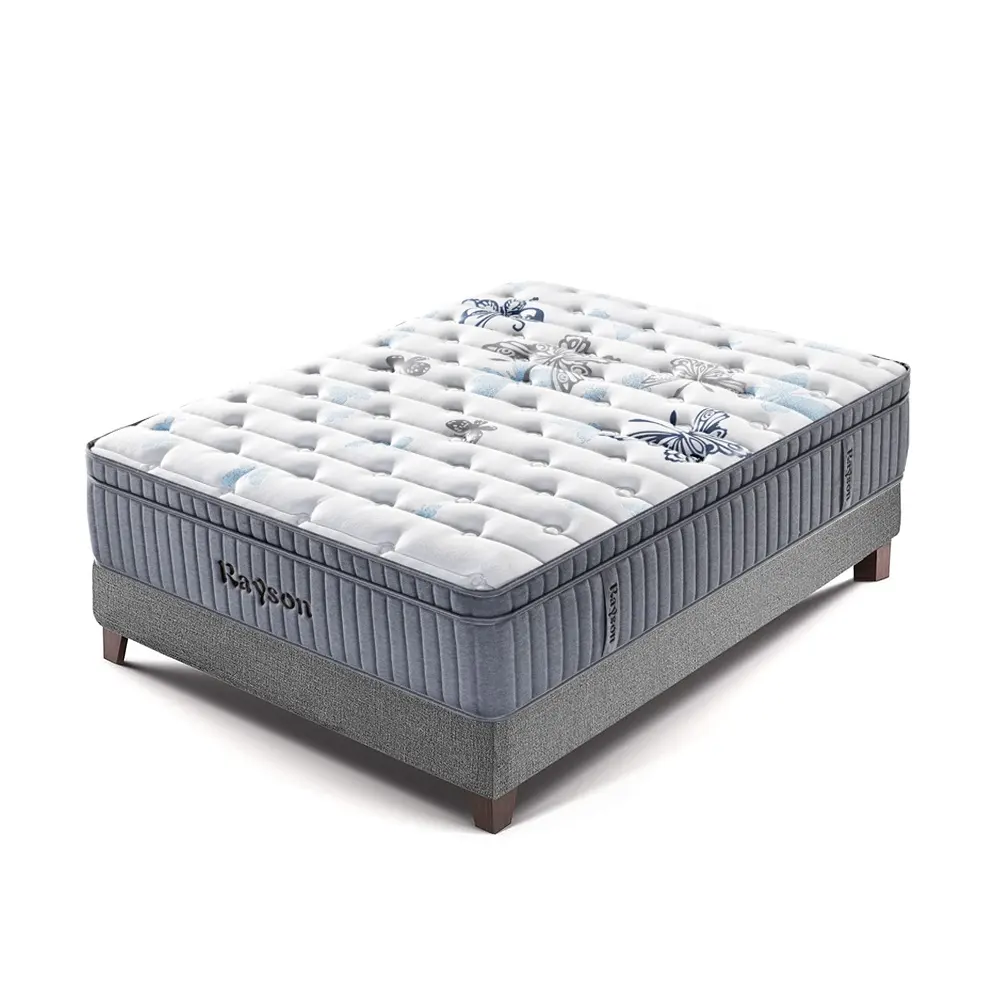 Customized Designed Guangdong Compressed Sponge Mattress Wholesale Suppliers King Coil Pocket Spring Mattress