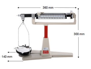 Balança de balança quadrupla do feixe do laboratório mb311 para venda, equilíbrio mecânico do feixe quadruplo - Product Image 4