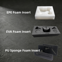 Insert en mousse XLPE personnalisé pour l'emballage, conçu pour l'emballage de jeux, inserts en mousse pour emballage, étui en EVA multicouche imperméable, plateau en mousse