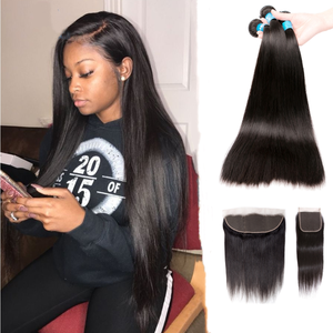 Extensiones de Cabello Humano Peruano y Brasileño de 8 a 40 Pulgadas, 100% Virgen Remy Mink, Liso Sedoso, en Paquetes, Hecho en China - Product Image 5