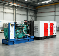 Groupes électrogènes diesel silencieux ouverts 45 63 125 300 kW kVA avec télécommande Deepsea 6120 AMF 8 9 25 – Fabricant et fournisseur