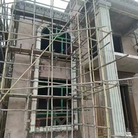 Moulure de fenêtre décorative en plastique ABS coulant le moule de cadre arqué en béton pour des moules de catégorie de produit de ménage de fenêtres