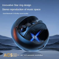 Écouteurs intra-auriculaires Bluetooth pour jeux électroniques SP31 E-sports 360 °   Casque sans fil TWS Hi-Fi stéréo à réduction de bruit ENC avec anneau rotatif Cool Star