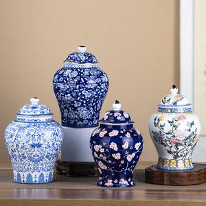 <span class=keywords><strong>Vaso</strong></span> di porcellana blu e bianco del barattolo dello zenzero dell'ornamento di natale cinese di MSH <span class=keywords><strong>per</strong></span> la decorazione domestica - Product Image 2