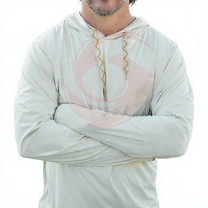 Nouveau sweat à capuche de pêche pour homme, léger, respirant et à séchage rapide, en tissu personnalisé pour les activités de plein air. - Product Image 1