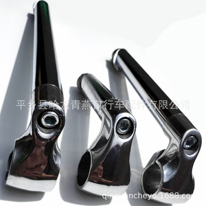 Tige de guidon de vélo Goosehead 22,2 mm en alliage d'aluminium extrudé électroplaqué léger, accessoire pour guidon pliable - Product Image 2