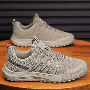 Chaussures décontractées pour hommes Kuangzu, semelle extérieure en caoutchouc, tige en tissu respirant, style Baotou, toutes saisons, à enfiler, tendance mode - Product Image 4