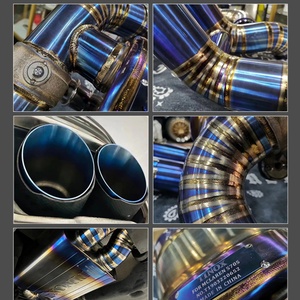 เฮดเดอร์ดาวน์ไปป์สแตนเลสสตีลประสิทธิภาพสูงสำหรับรถยนต์เมอร์เซเดส-เบนซ์ C63 C63S AMG W204 W205 - Product Image 3