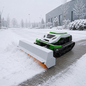 Robot Intelligent Lawn Mower 608cc Gasoline Engine Remote Control Lawn Mower with Snow Sweeping Roller <b>Brush</b> - Product Image 1