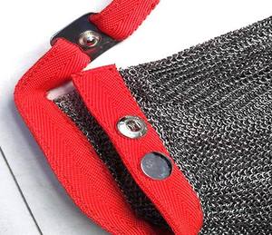 Gants chauds résistants aux coupures De la viande, Guantes De Malla d'oyster Anti-découpe, en fil d'acier inoxydable, <span class=keywords><strong>maille</strong></span> métallique, gants De sécurité pour travail De boucherie - Product Image 3