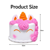 Mainan Squishy Unicorn Poliuretan Lucu Slow Rising, Mainan Remas Beraroma Logo Kustom, Hadiah Promosi Lembut, Mainan Pereda Stres