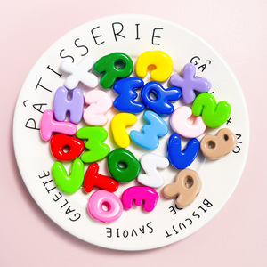 26 Letras de la A a la Z, Cuentas Acrílicas con Forma de Letra, Cuentas de Alfabeto con Burbujas para Hacer Pulseras, Collares, Llaveros y Joyería - Product Image 2