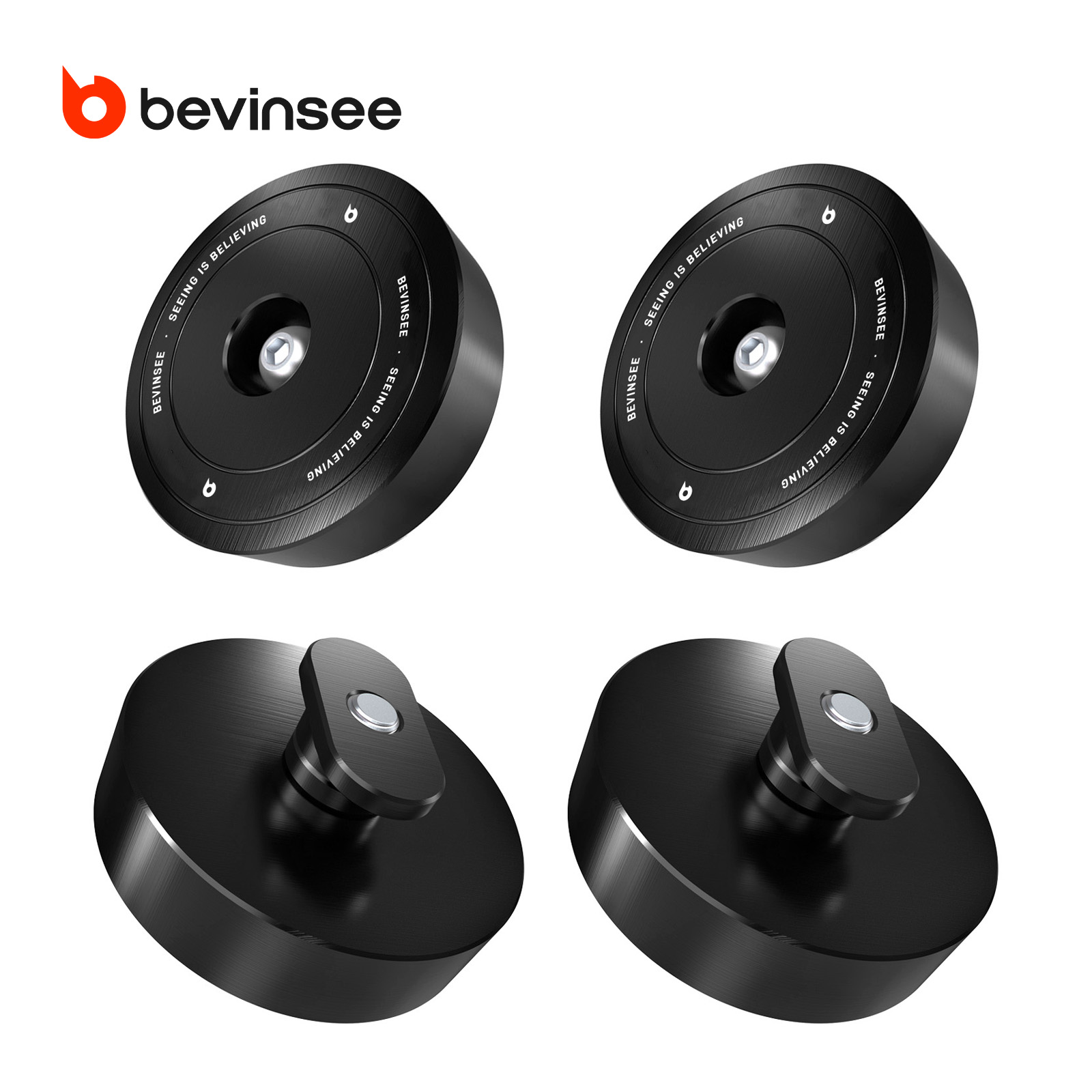 Set Di 4 Pad (Puck) Per Sollevamento Corvette C5 C6 C7 C8 - In Lega Di
