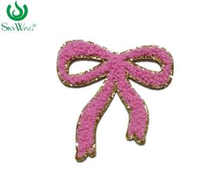 도매 쉐닐 자수 패치 리본 하트 별 꽃 무지개 디자인 의류 셔츠 가방 액세서리 청바지 모자용 아이언 온 와펜 - Product Image 5