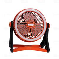 Ventilateur portable multifonction rechargeable de 10 pouces, alimenté par batterie, avec charge USB, pour le camping, le bureau, l'extérieur et la lumière LED d'urgence