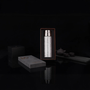Tai Healthy Titanium Thermos Cup 500ml <b>Double</b> <b>Wall</b> Vacuum Insulated Travel Bottle Gift <b>Box</b> Packaging - Product Image 2