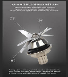 Mélangeur pour smoothie à jus professionnel, 2200 ml, sans BPA, robuste, de qualité commerciale, pour faire des Smoothies glacés, top mélangeur pour smoothie, 2021 - Product Image 4