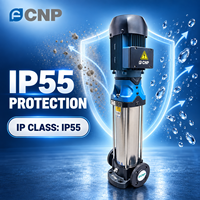 Pompe centrifuge verticale multi-étages en acier inoxydable série CDM, multi-tension, IP55 TEFC, pour le surpressionnement de l'eau - Offre Spéciale