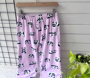 Set <span class=keywords><strong>Pigiama</strong></span> Personalizzato da Donna 100% Cotone Rosa <span class=keywords><strong>con</strong></span> <span class=keywords><strong>Panda</strong></span>, Traspirante e Morbido, Termico <span class=keywords><strong>con</strong></span> Bottoni per Tutte le Stagioni, Abbigliamento da Casa - Product Image 2