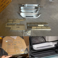 Plaque de seuil de porte en aluminium éclairée par LED personnalisée, pédale de bienvenue pour Toyota Alphard série 40