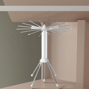 Chất lượng cao Single-<span class=keywords><strong>Tier</strong></span> PP móc áo cho trẻ em tủ quần áo hiển thị trẻ em của thiết kế quần áo nhựa móc linh hoạt tiết kiệm không gian - Product Image 5