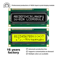 Layar Karakter LCD JXDC 1602A 16 Kolom 2 Baris STN LCD 5V 3.3V Kompatibel Antarmuka Paralel I2C Menerima Pesanan Grosir Kustom