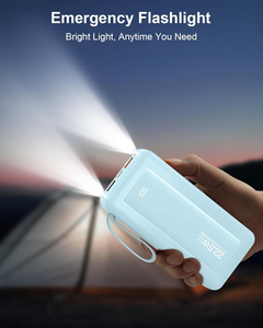 Banco de Energía Portátil OEM de 20000mAh con Pantalla LED Digital, Carga Rápida de 22.5W y Cable Integrado para <span class=keywords><strong>iPhone</strong></span> y Samsung - Product Image 3