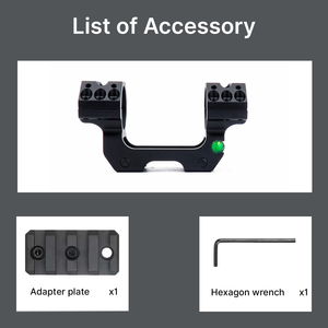 ขาตั้งกล้องแบบ Cantilever ยี่ห้อ BANGBANG สำหรับท่อขนาด 1 นิ้ว/30 มม. ความสูงตรงกลางขาตั้ง 20 มม. 1.4 นิ้ว สำหรับกีฬากลางแจ้ง - Product Image 6