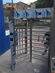 Tourniquet de contrôle d'accès RFID pleine hauteur avec construction en acier inoxydable Protection IP68 Fonction d'évitement de collision - Product Image 4