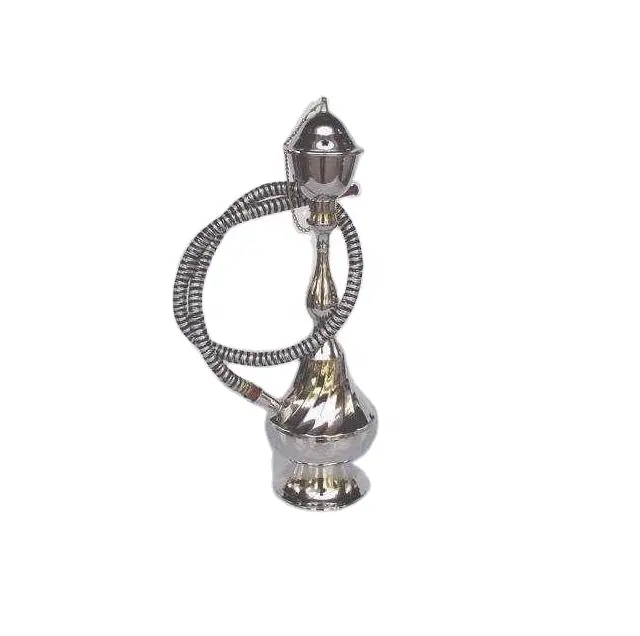 Shisha Hookah en laiton plaqué Nickel, appareil de cuisson, une sortie et autres finition, entièrement disponible