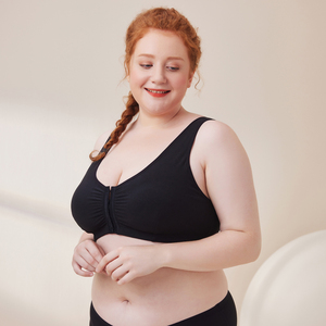 Post Chirurgie Soutien-Gorge Respirant Dos Soutien grandes tailles coton Sans Fil sommeil mastectomie - Product Image 2
