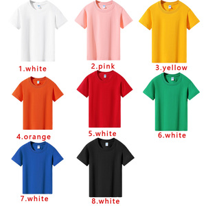 <span class=keywords><strong>T</strong></span>-<span class=keywords><strong>Shirt</strong></span> per Bambini Unisex 100% Cotone con Logo Personalizzato Alta Qualità All'Ingrosso Manica Corta Girocollo - Product Image 2