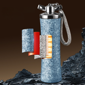 Vente directe d'usine, tasses isolées en titane de couleur luxueuse, propriétés antibactériennes, cadeaux de bienvenue haut de gamme pour les hôtels et les événements - Product Image 4