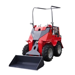 Chargeuse sur pneus compacte S390 à essence pour travaux de construction et souterrains, couleur rouge - Product Image 4