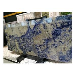 Dalle de marbre en calcite naturelle bleue de luxe pour mur - Product Image 1