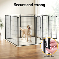 Panneau de clôture pour chien noir certifié CE ISO, qualité garantie, vente directe d'usine, prix de gros, livraison rapide, garantie 10 ans