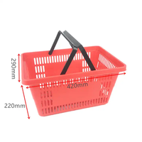 Chariot de courses à structure en maille avec roues en PU de 4 pouces, poignée réglable, 45L/35L, design écologique, portable, idéal pour les cadeaux de bienvenue